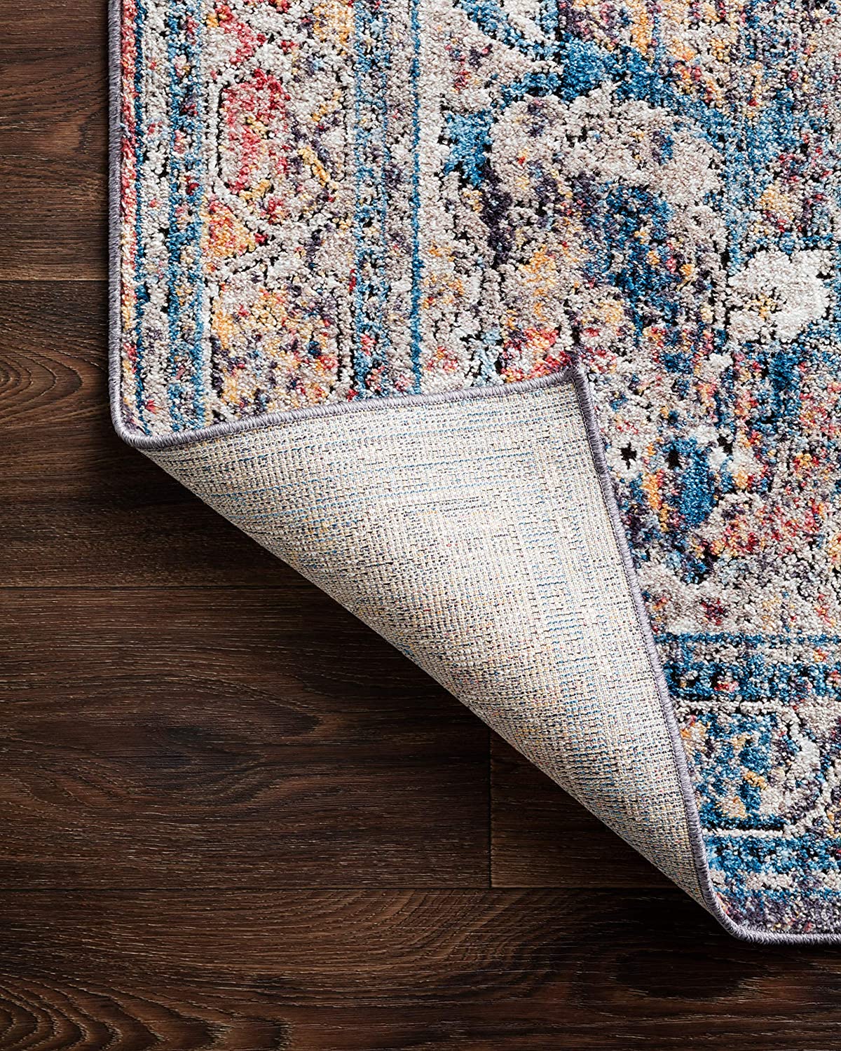 Dante Collection Modern Traditional Soft Area Rug Multi/Stone