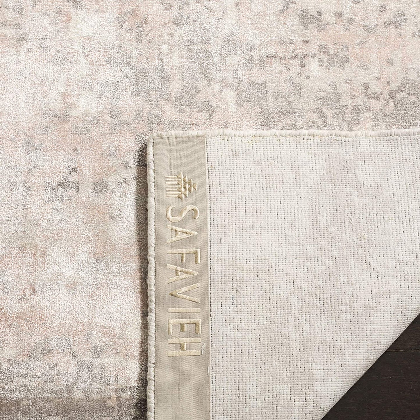 Mirage Collection MIR411A Handmade Modern Abstract Viscose Area Rug Aqua