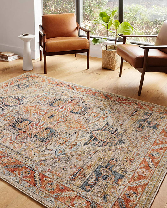Jocelyn JOC-01 Sand Transitional Soft Area Rug