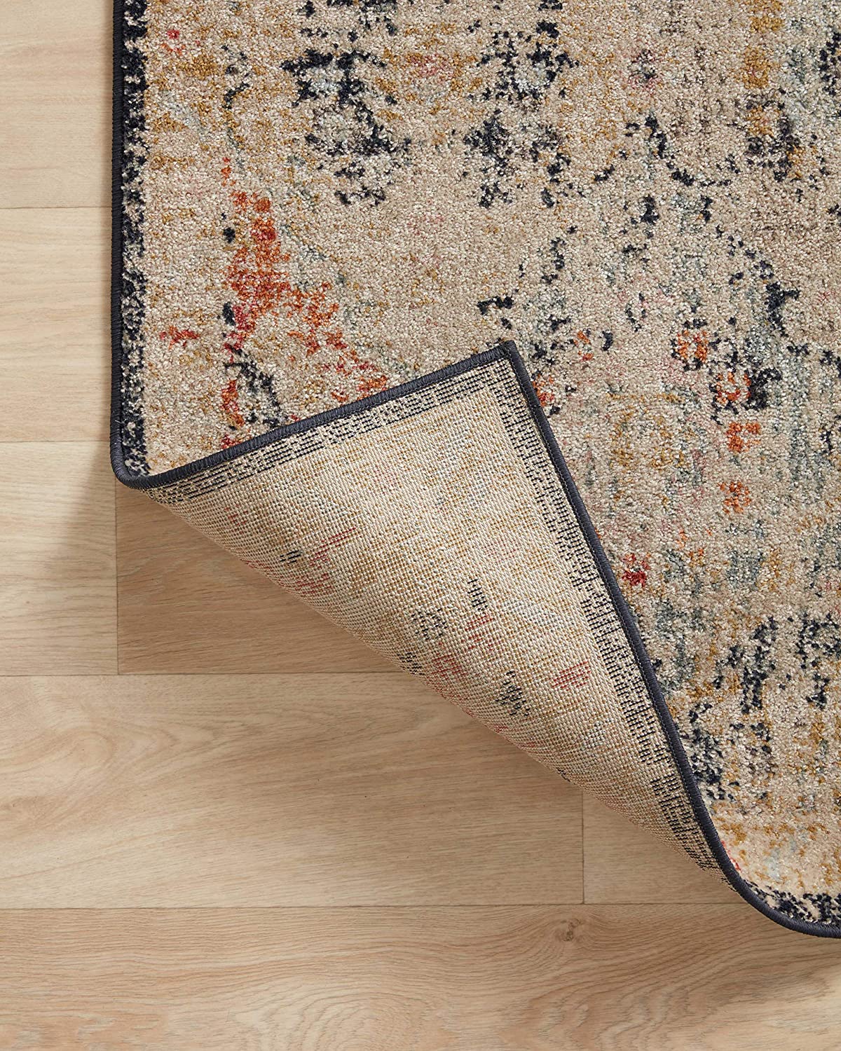 Jocelyn Collection  Khaki / Multi, Transitional Soft Area Rug