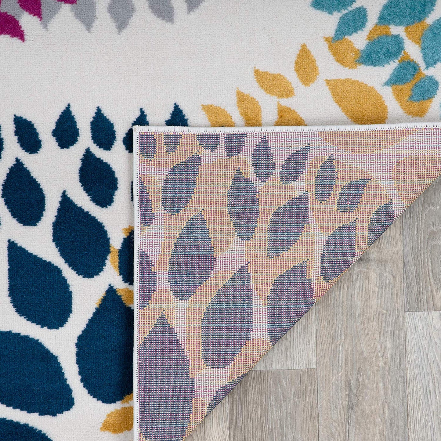 Floral Multi-color Area Rugs