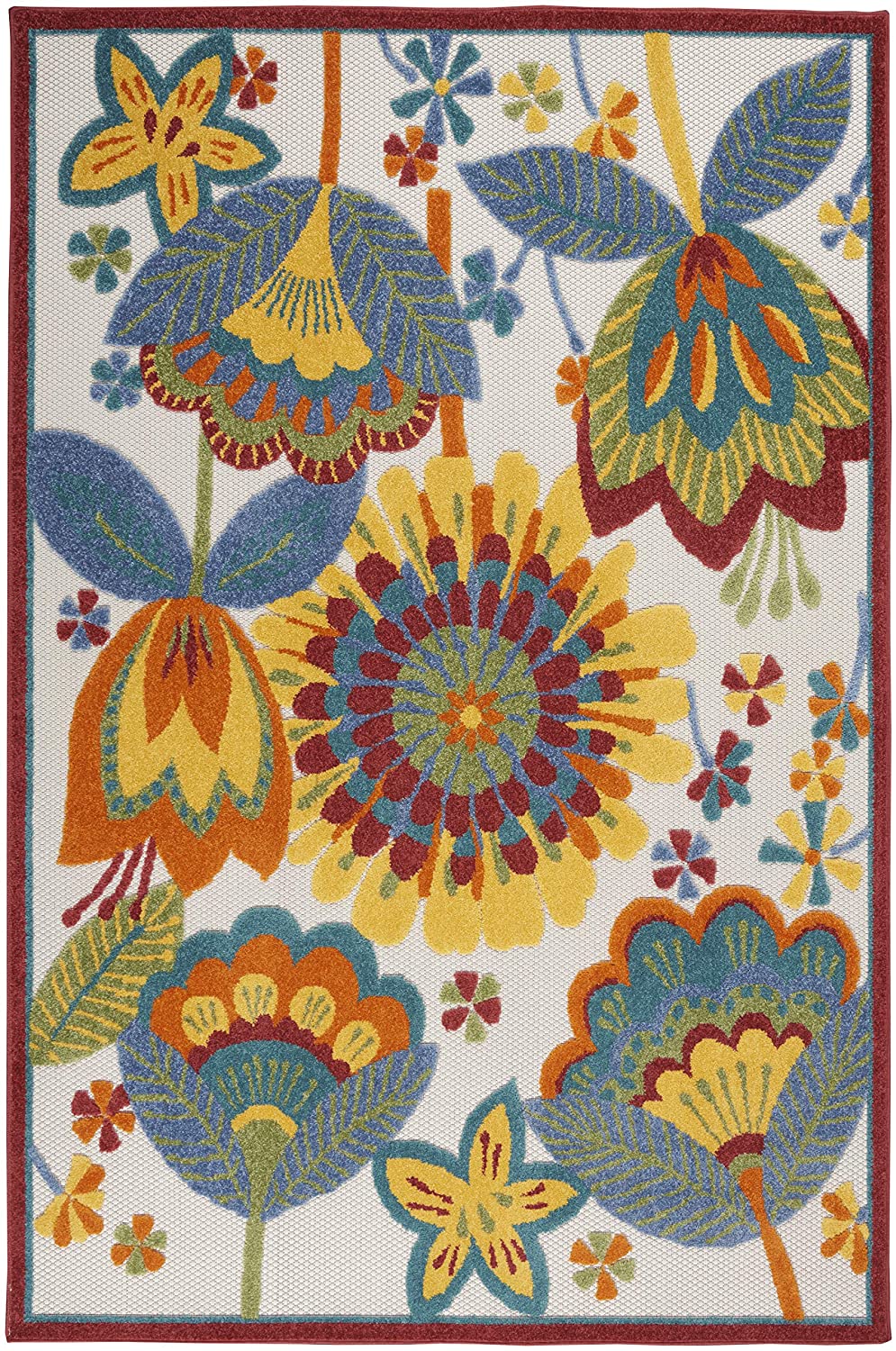 Aloha Multi-color Indoor/Outdoor Area Rug