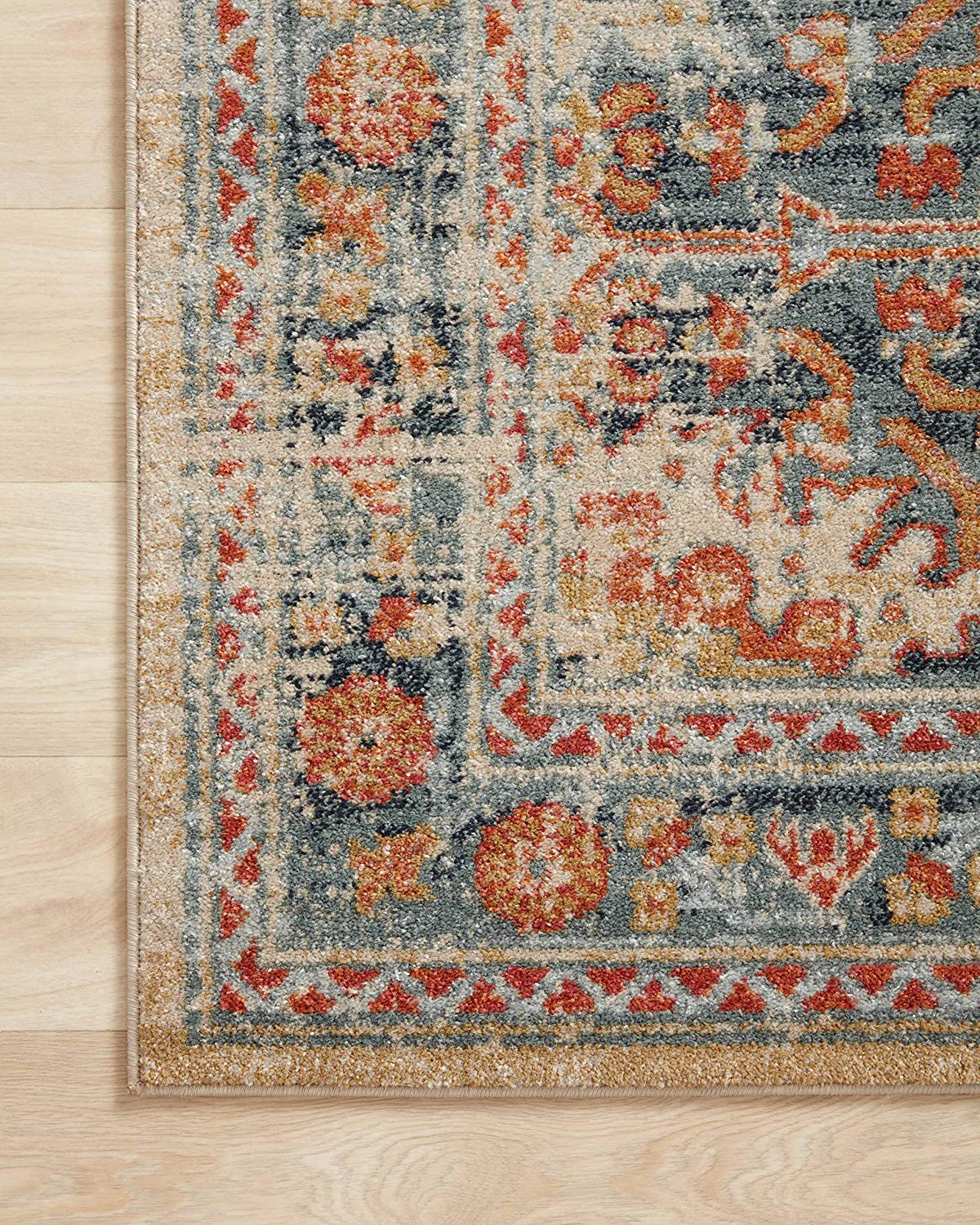 Jocelyn Collection Mist / Multi, Transitional Soft Area Rug