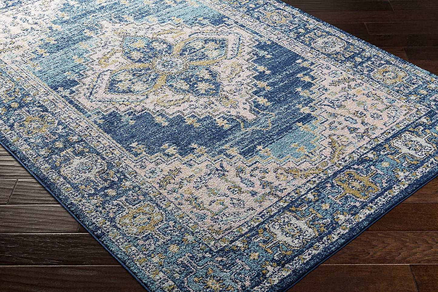 Soft Area Rug Blue