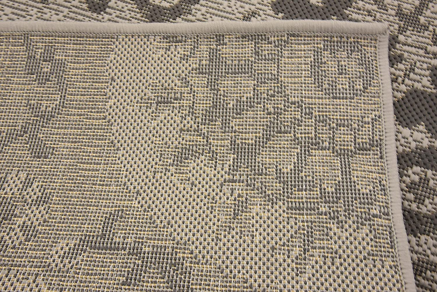 Botanical Collection Floral Abstract Transitional Indoor Outdoor Flatweave Gray/Light Gray Area Rug
