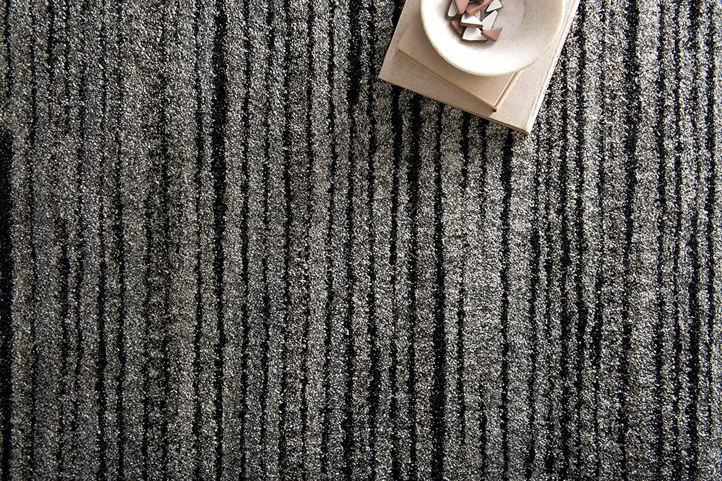 EMORY Soft Area Rug Grey/Black