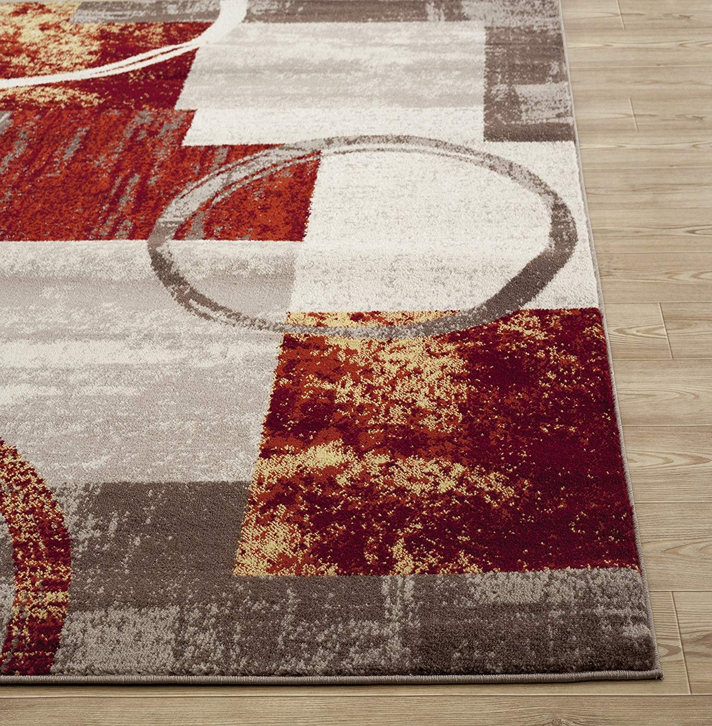 Contemporary Abstract Multi-color Area Rugs