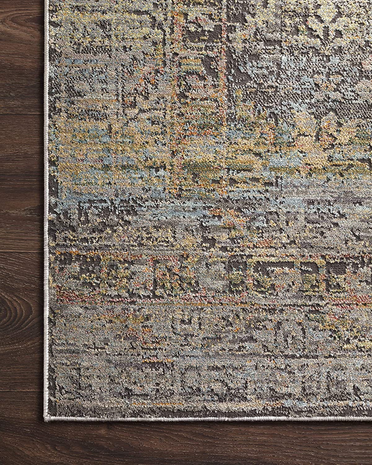 Javari Collection Distressed Modern Soft Area Rug Grey / Hazel