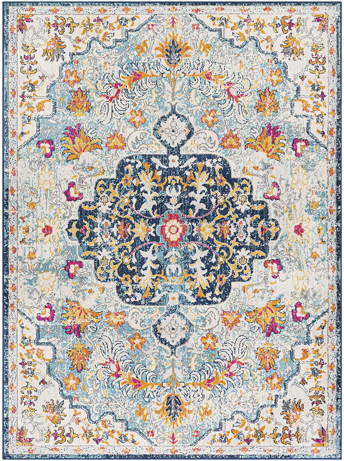 Carldale Light Blue Soft Area Rug