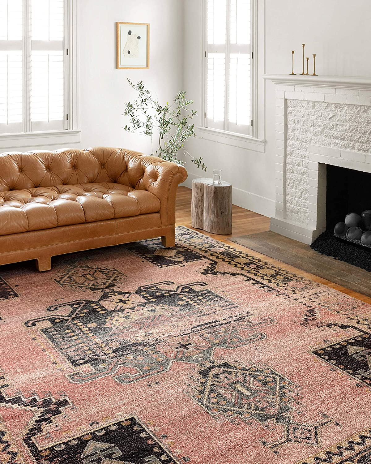 Jocelyn Collection Rose / Rose Transitional Soft Area Rug