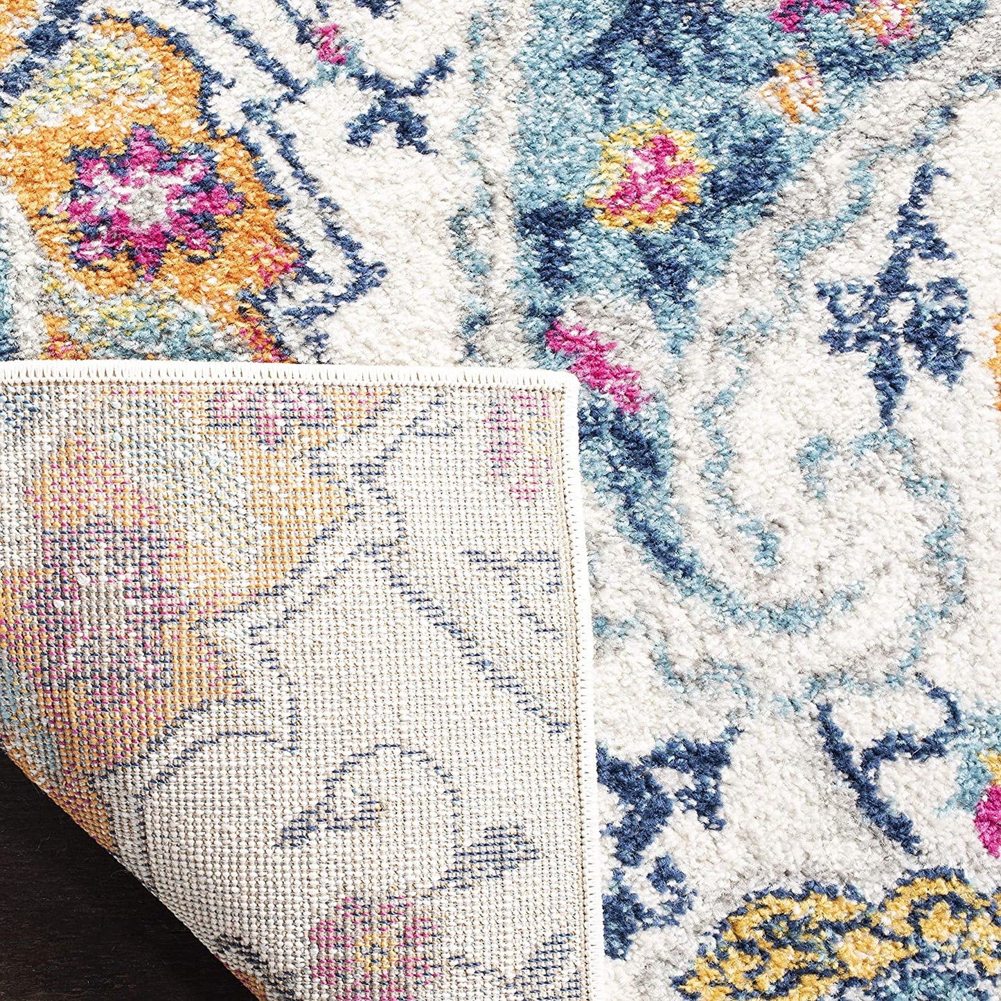 Floral Cream/multi Soft Area Rugs