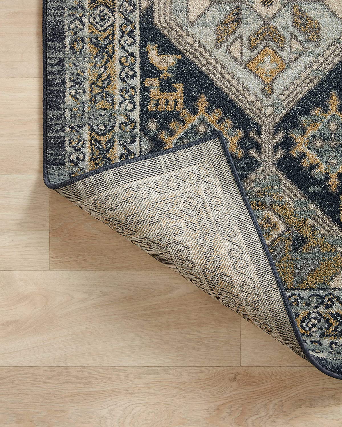 Jocelyn Collection Navy / Blue, Transitional Soft Area Rug