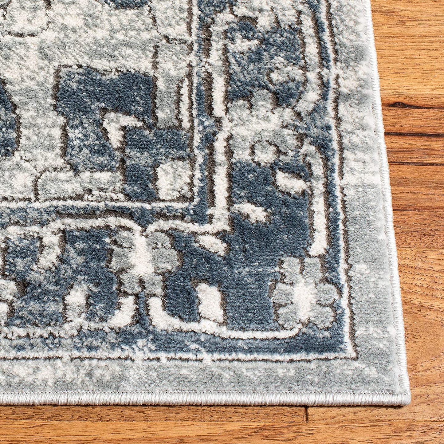 Area Rug Navy / Ivory