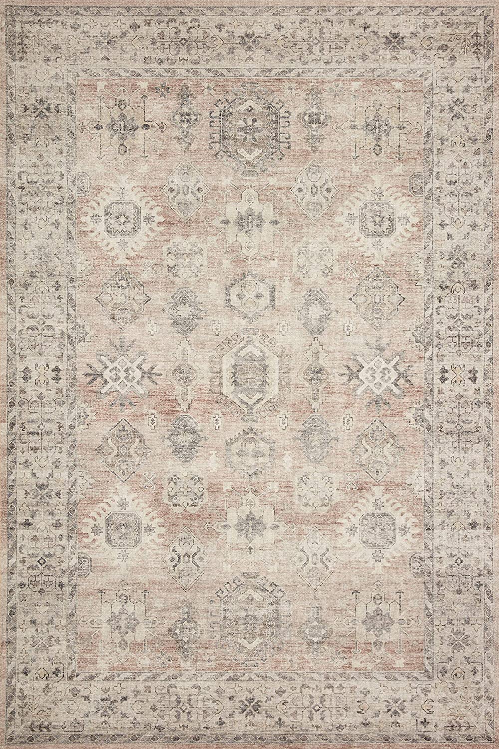 Hathaway Collection Java / Multi, Traditional Soft Area Rug
