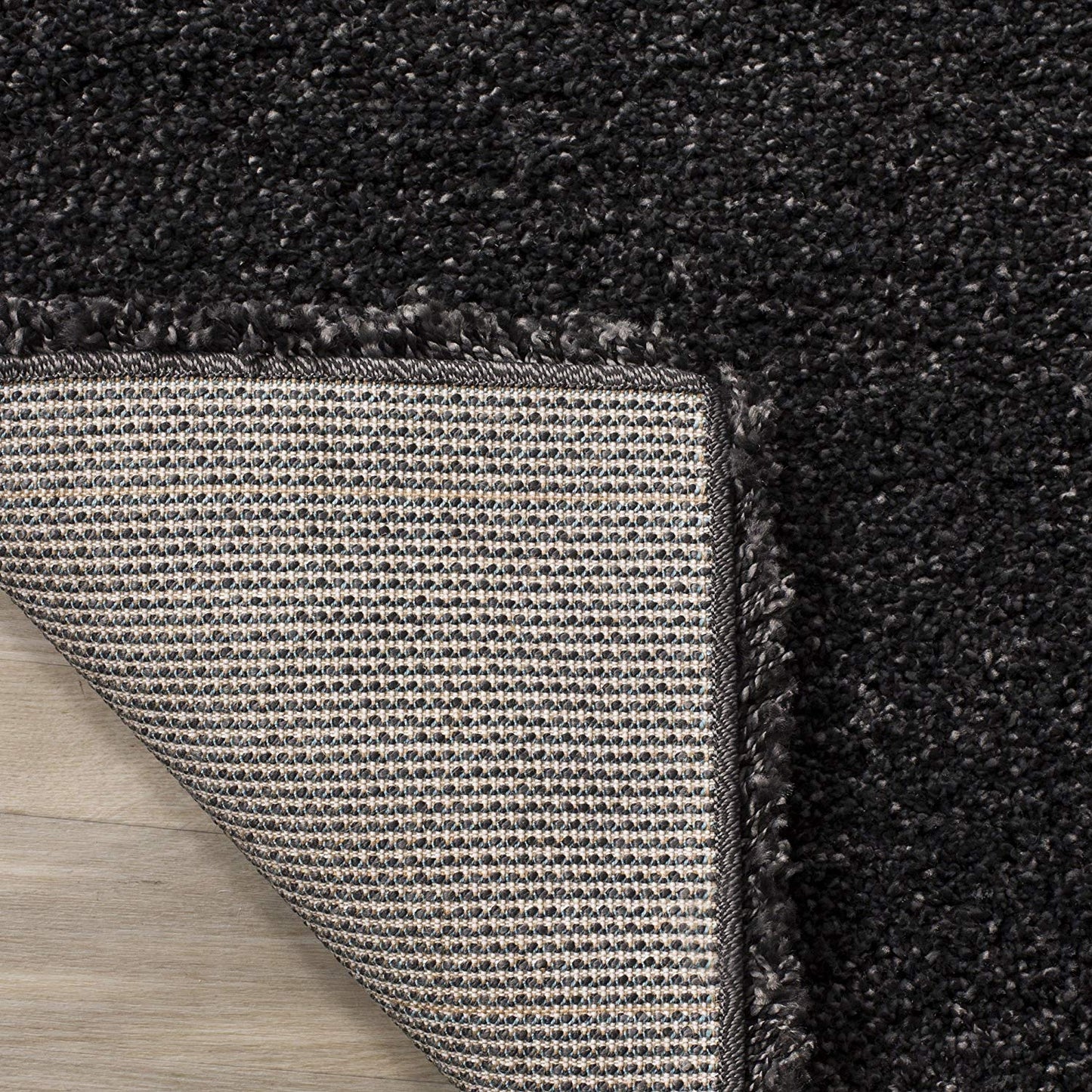 Dark Gray Soft Plush Shag Area Rug