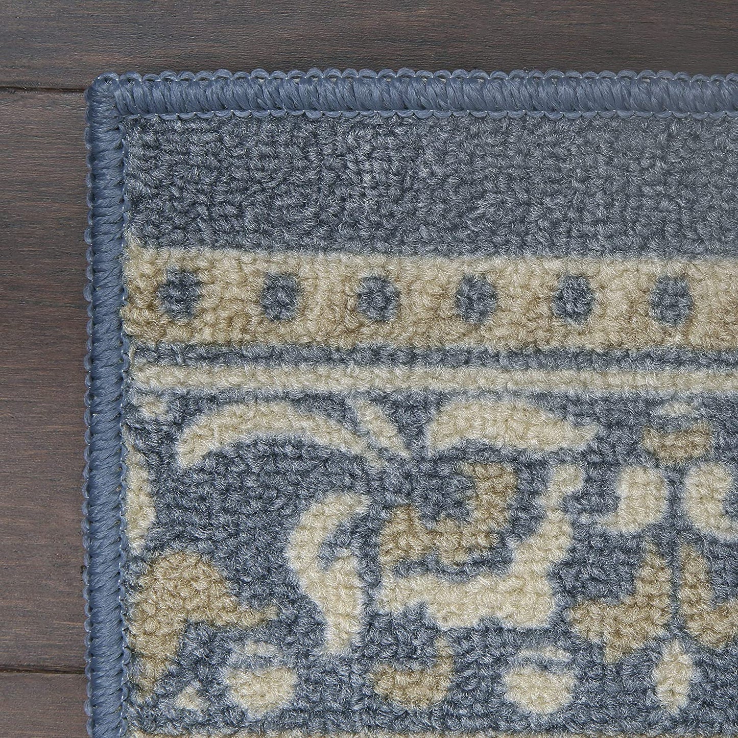 Maples Rugs Zoe Runner Rug Non Slip Hallwa Blue