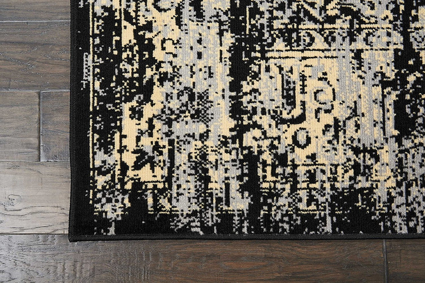 Black Distressed Persian Area Rugs
