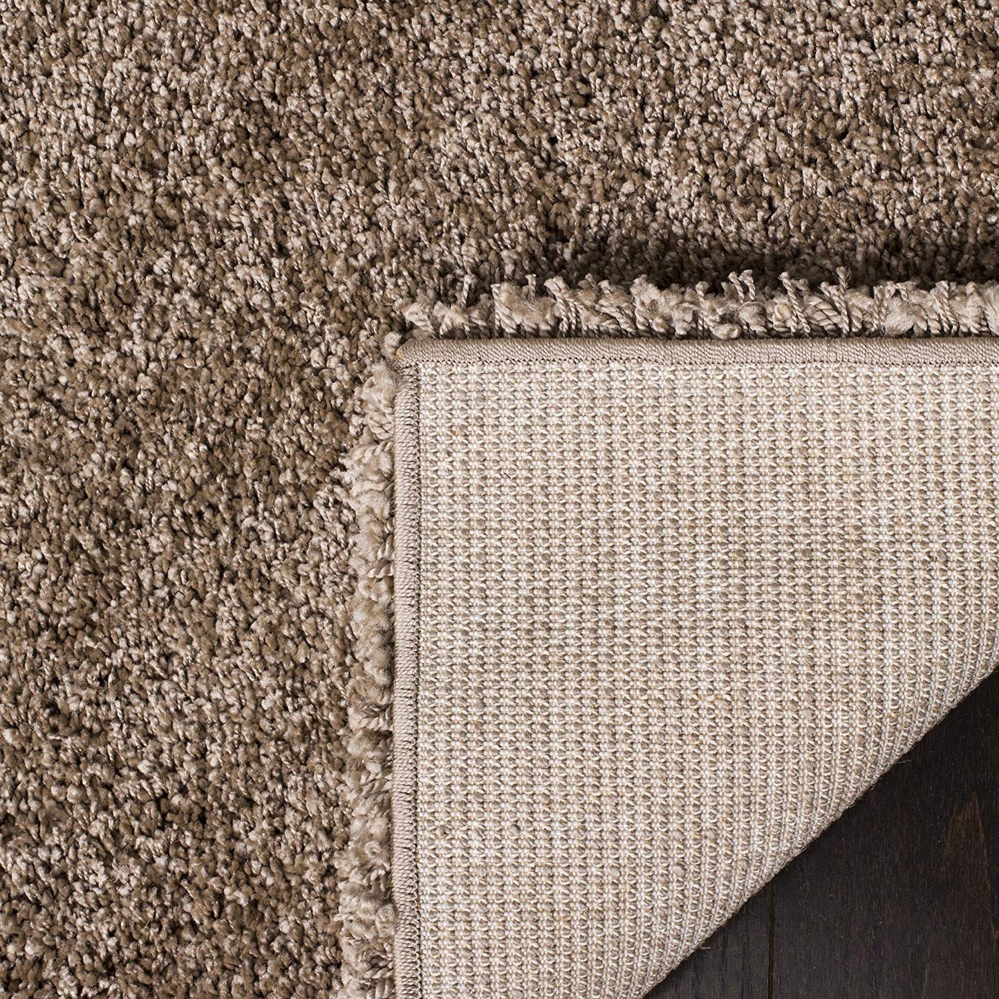 Dark beige Soft Plush Shag Area Rug