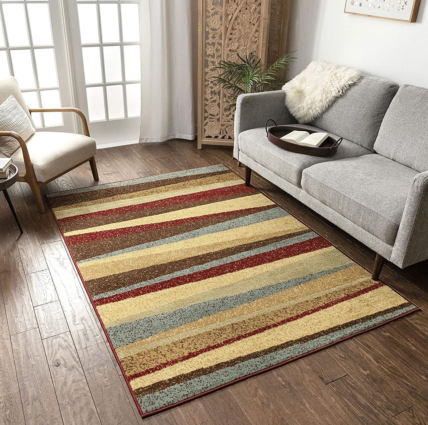 Miami Aria Hills Modern Area Rug Multicolor