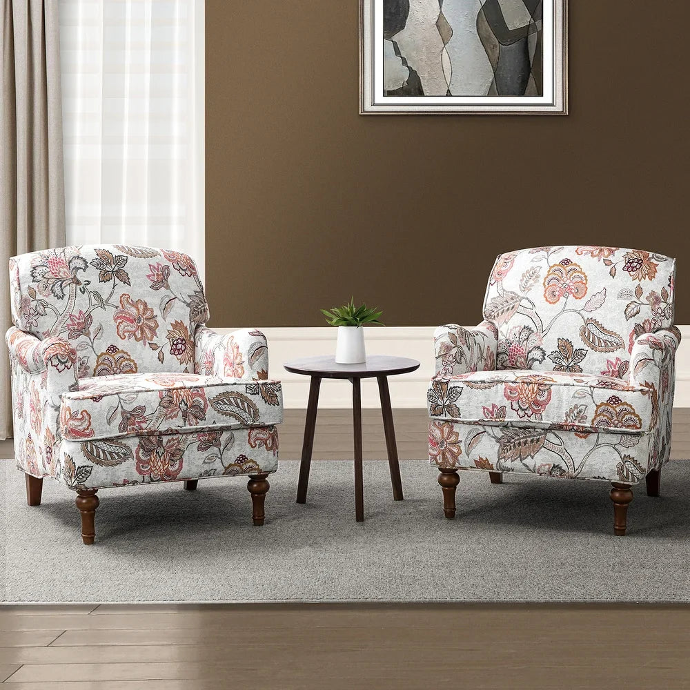 Myrrha Armchair with Turned Legs Set of 2