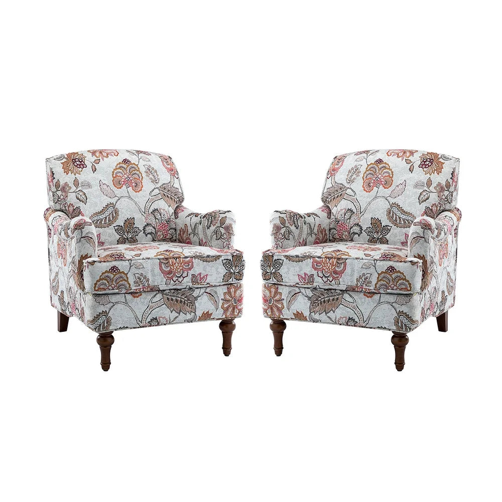 Myrrha Armchair with Turned Legs Set of 2