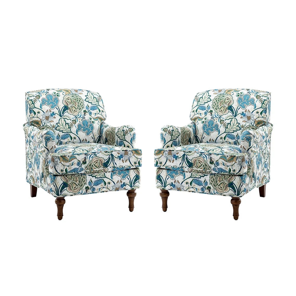 Myrrha Armchair with Turned Legs Set of 2