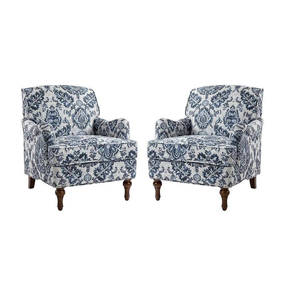 Myrrha Armchair with Turned Legs Set of 2
