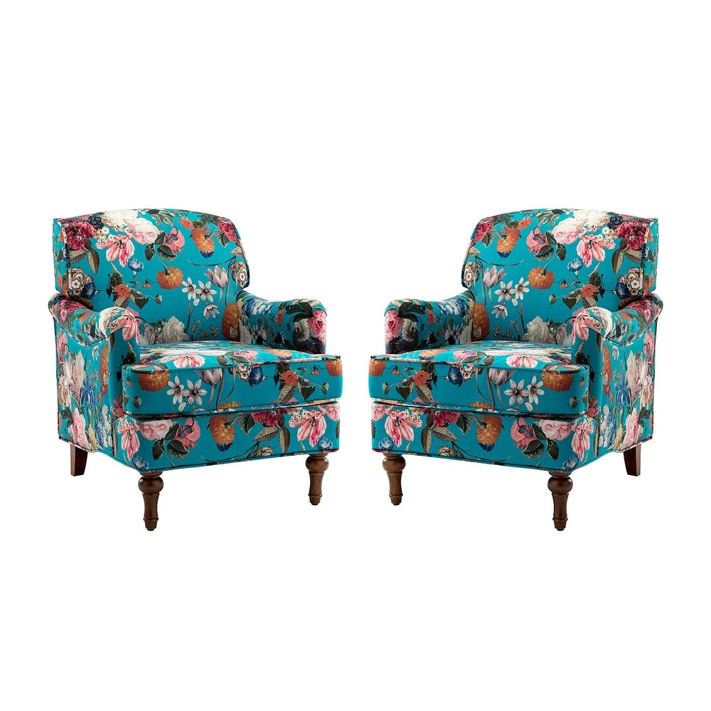 Myrrha Armchair with Turned Legs Set of 2