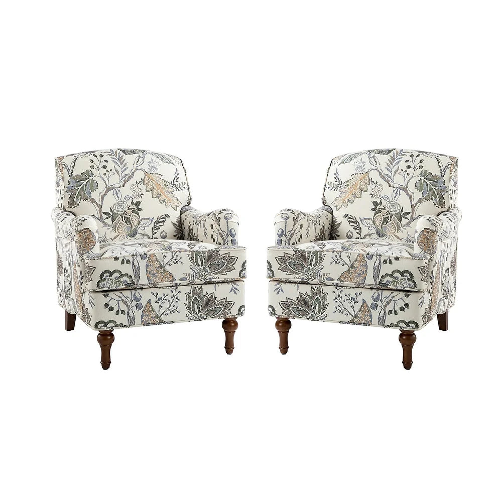 Myrrha Armchair with Turned Legs Set of 2