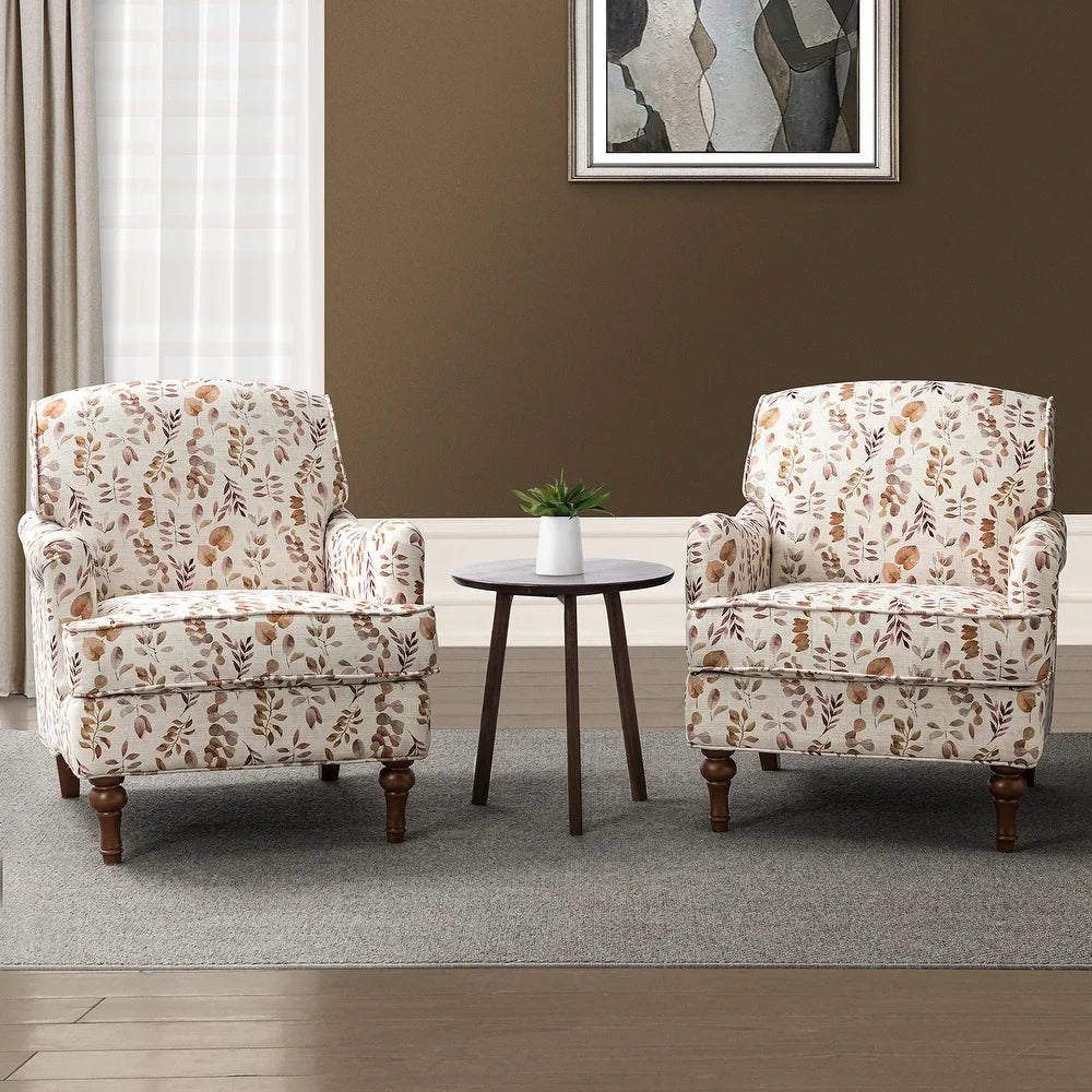 Myrrha Armchair with Turned Legs Set of 2