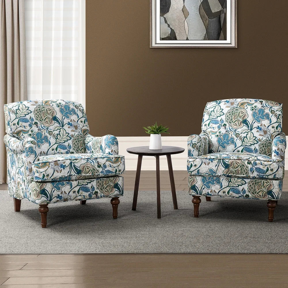 Myrrha Armchair with Turned Legs Set of 2