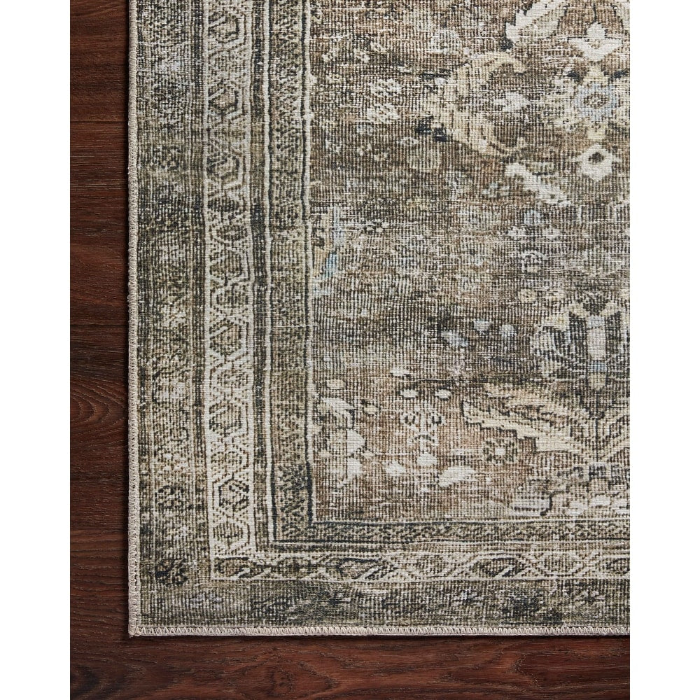 Isabelle Shabby Chic Vintage Distressed Print Area Rug
