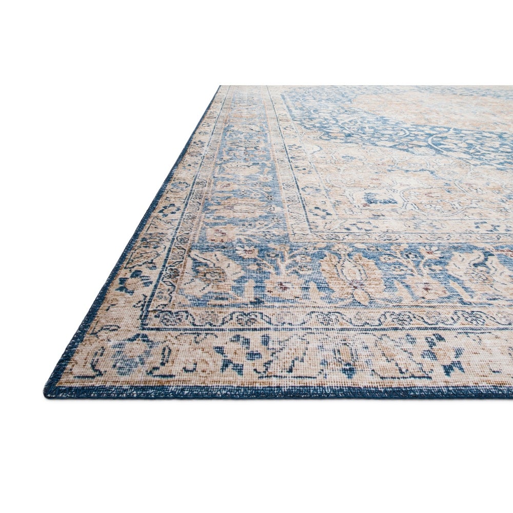 Isabelle Traditional Vintage Border Printed Area Rug