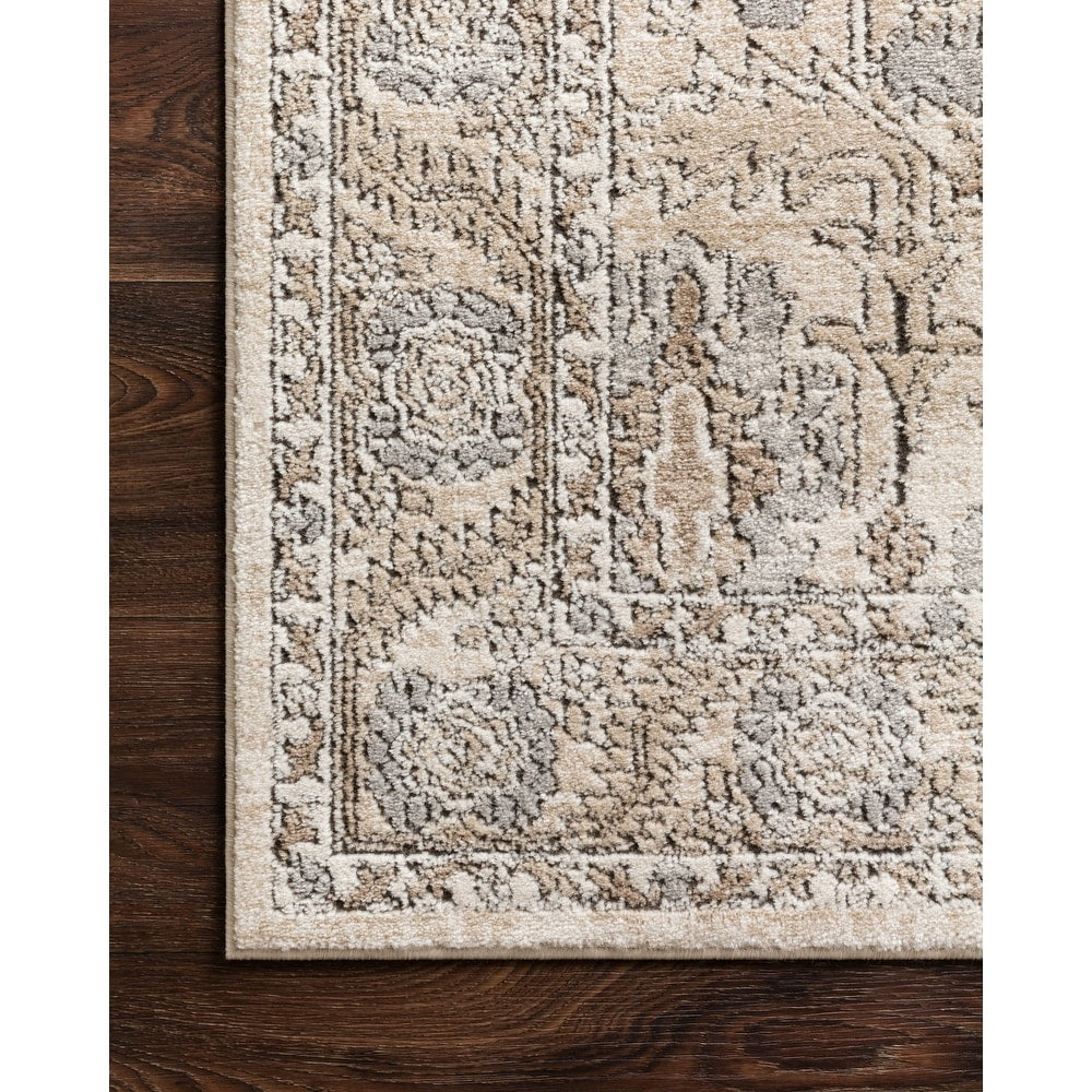 Josefina Ornamental Ironwork Traditional Soft Rug - IVORY / SAND