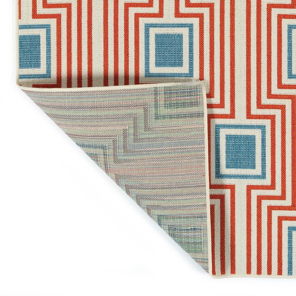 Ambrosi Indoor/Outdoor Soft Area Rug