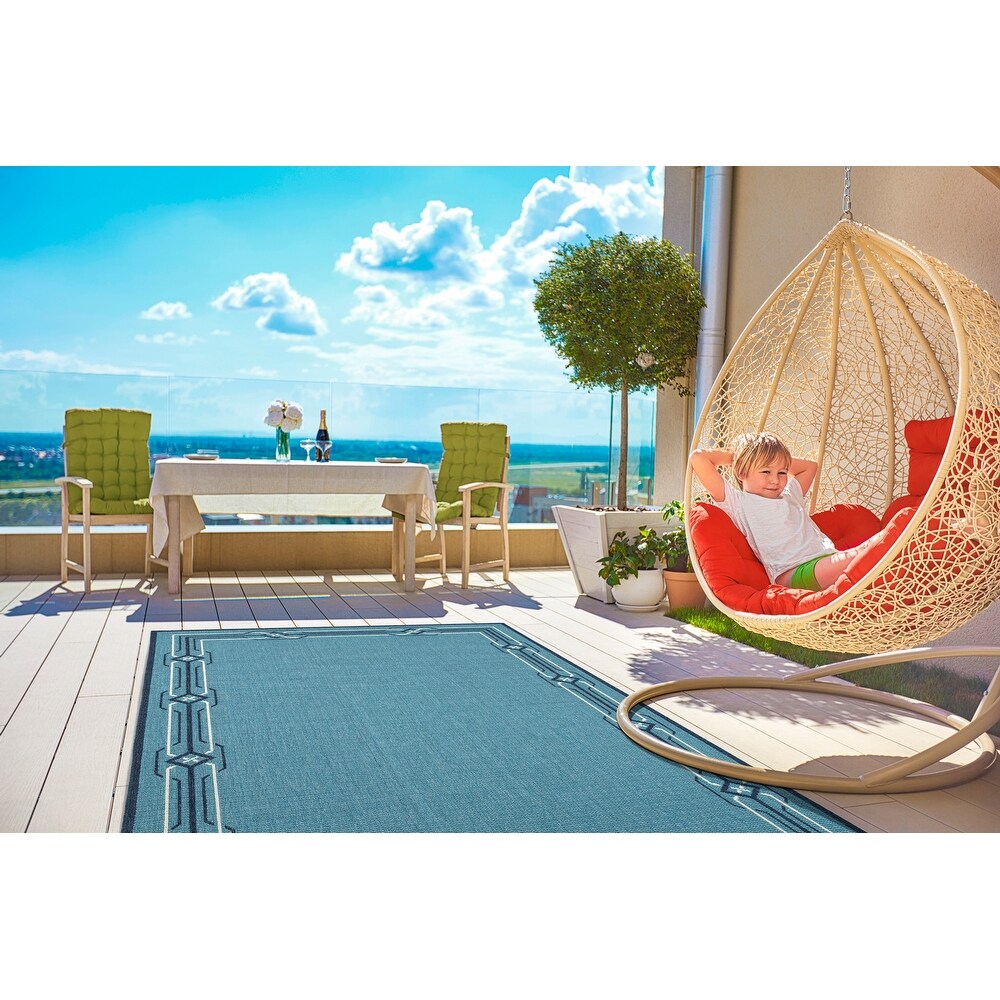 Ambrosi Indoor/Outdoor Soft Area Rug
