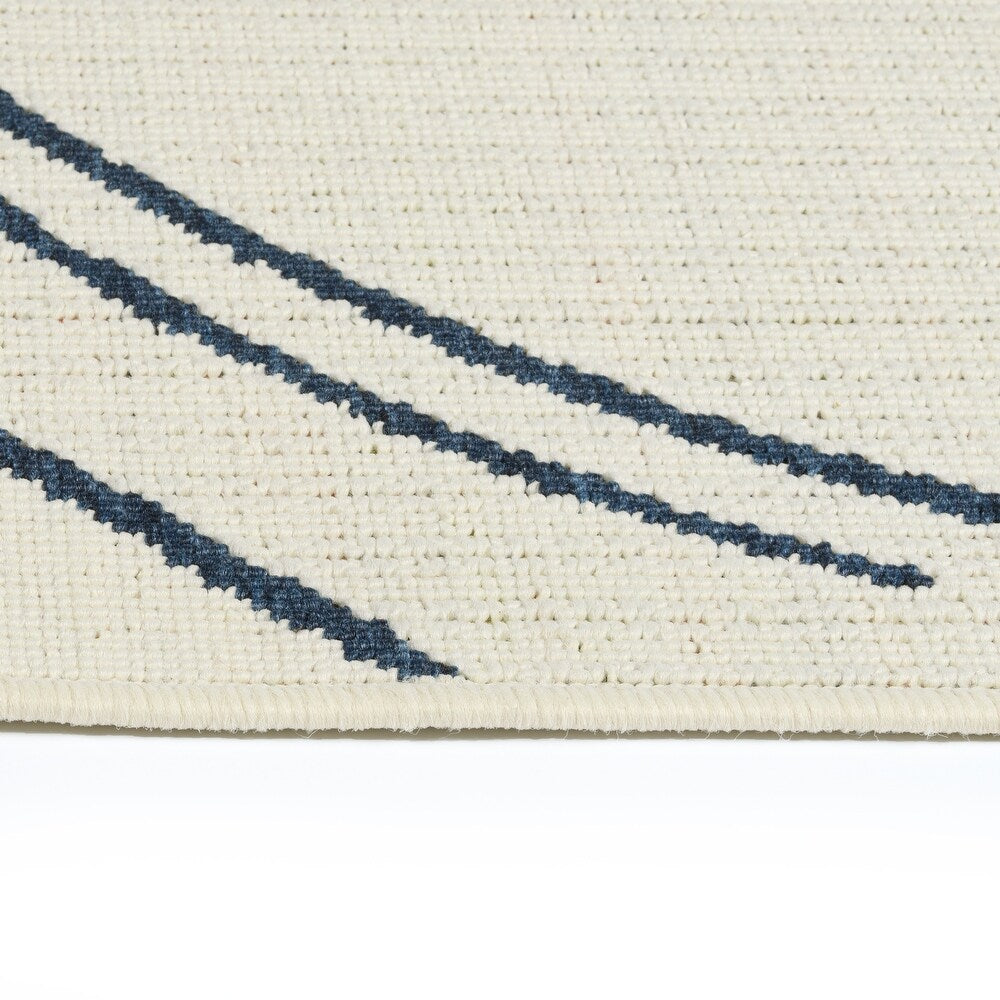 Ambrosi Indoor/Outdoor Soft Area Rug Light Blue