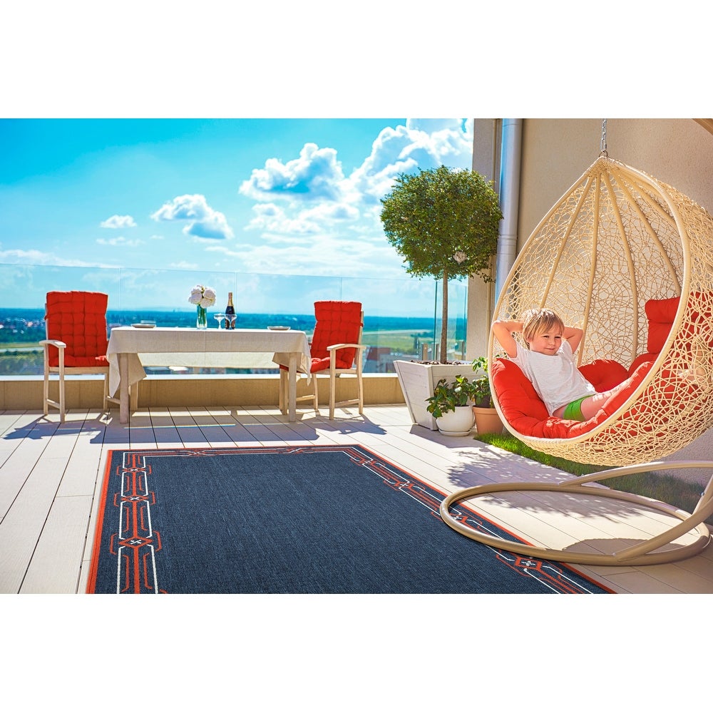 Ambrosi Indoor/Outdoor Soft Area Rug