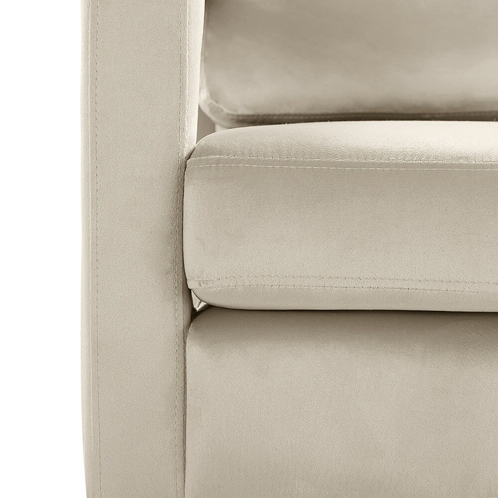 Valentina Modern Upholstered Accent Armchair with Gold Legs Set of 2