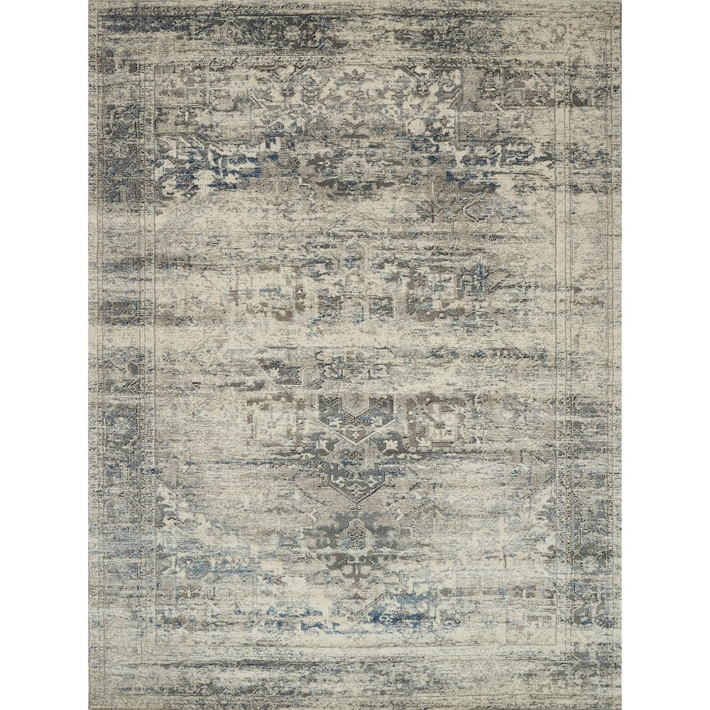 Millennium Collection Soft Area Rug, Grey/ Blue
