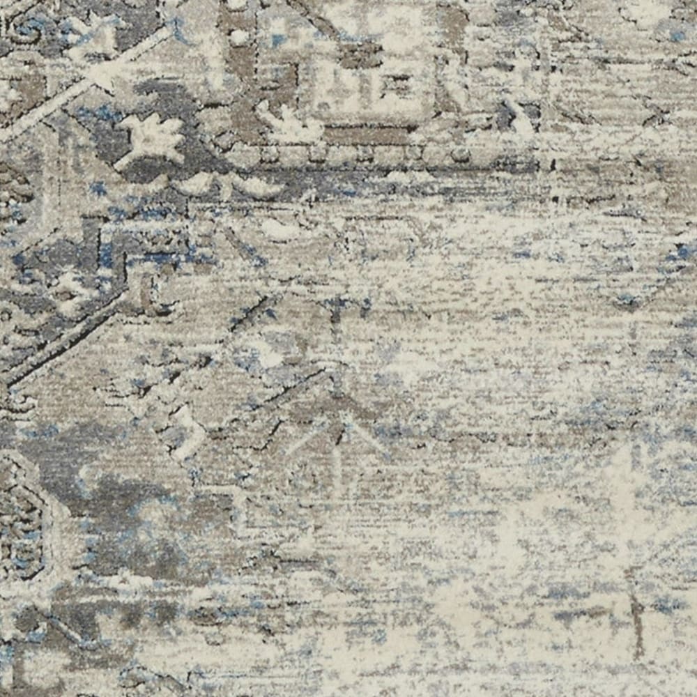 Millennium Collection Soft Area Rug, Grey/ Blue