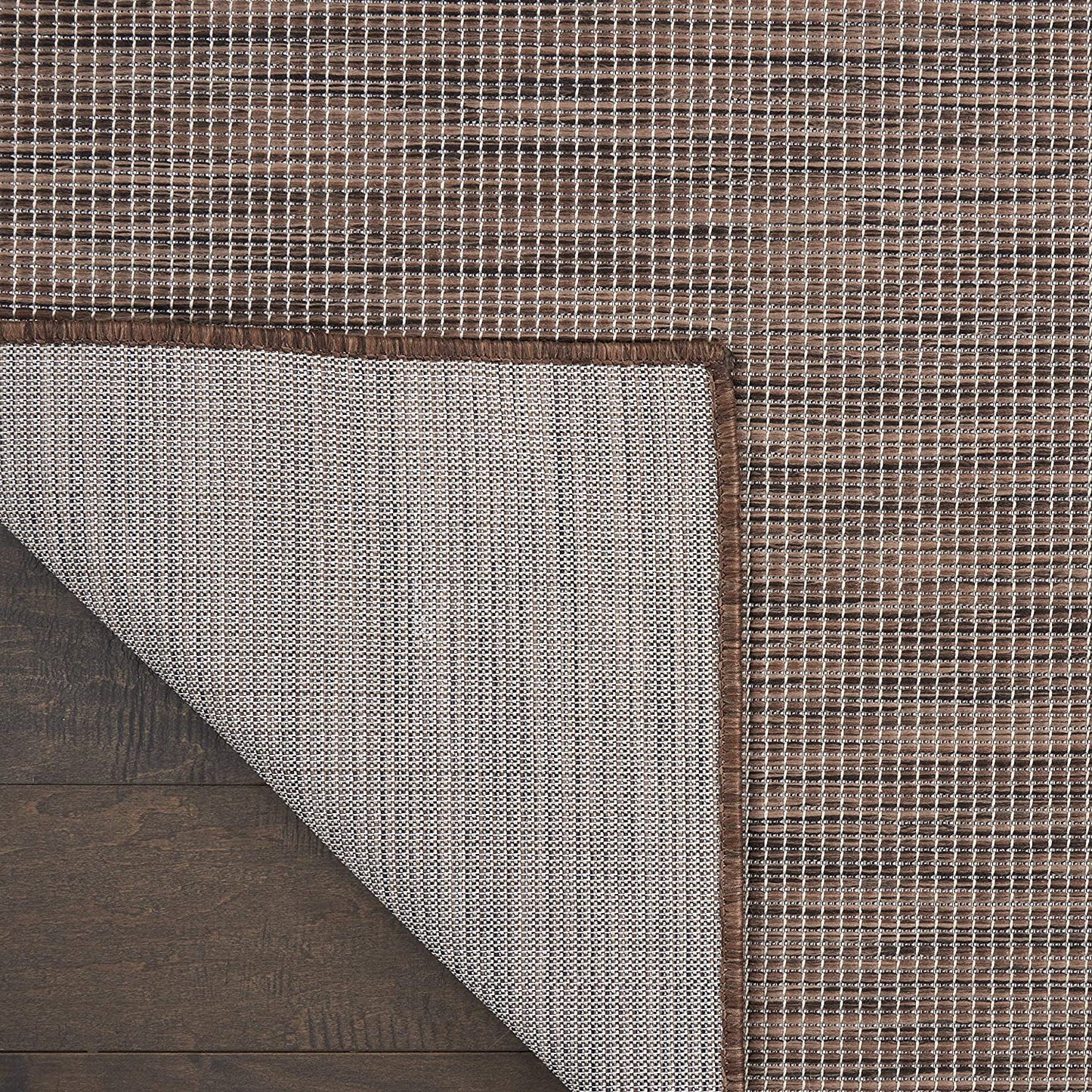Flat-Weave Indoor/Outdoor Natural Soft Area Rug