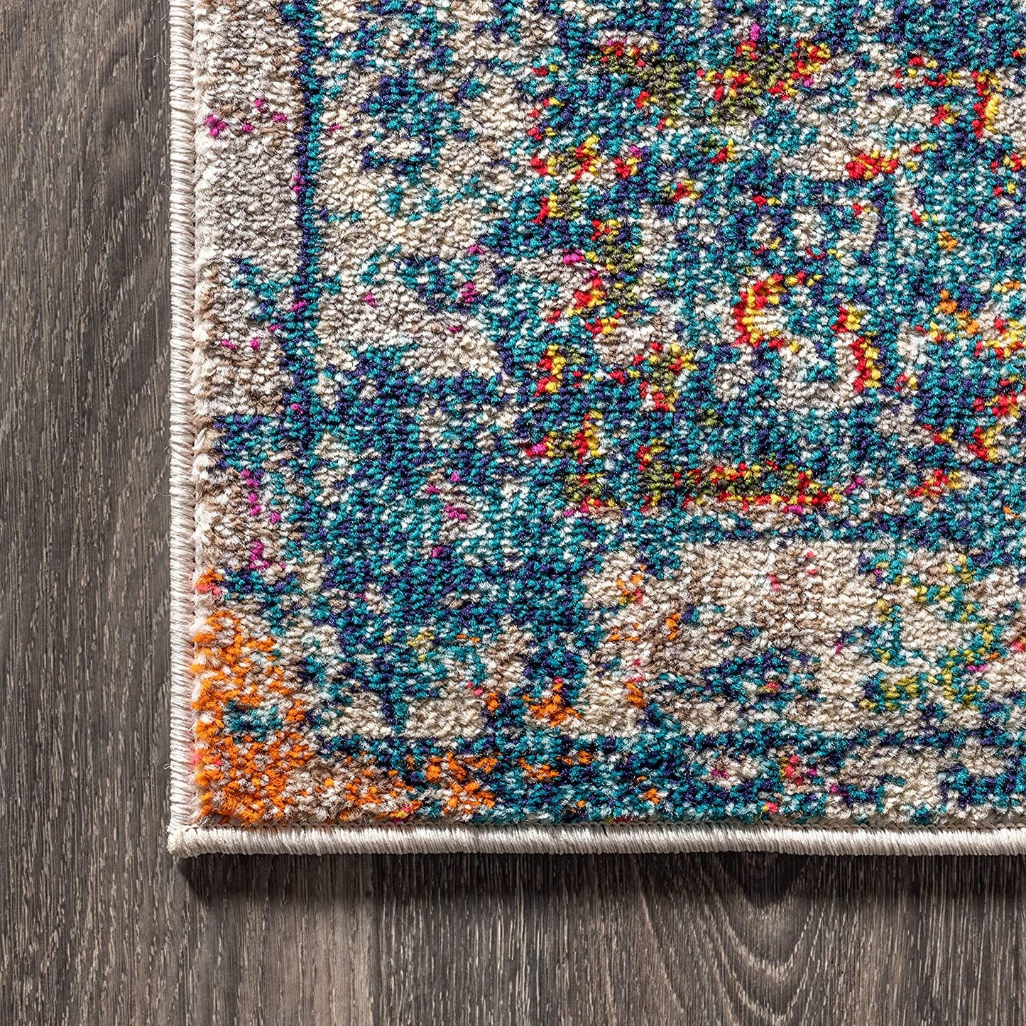 Bohemian Boho Vintage Faded Cream/Navy Rug
