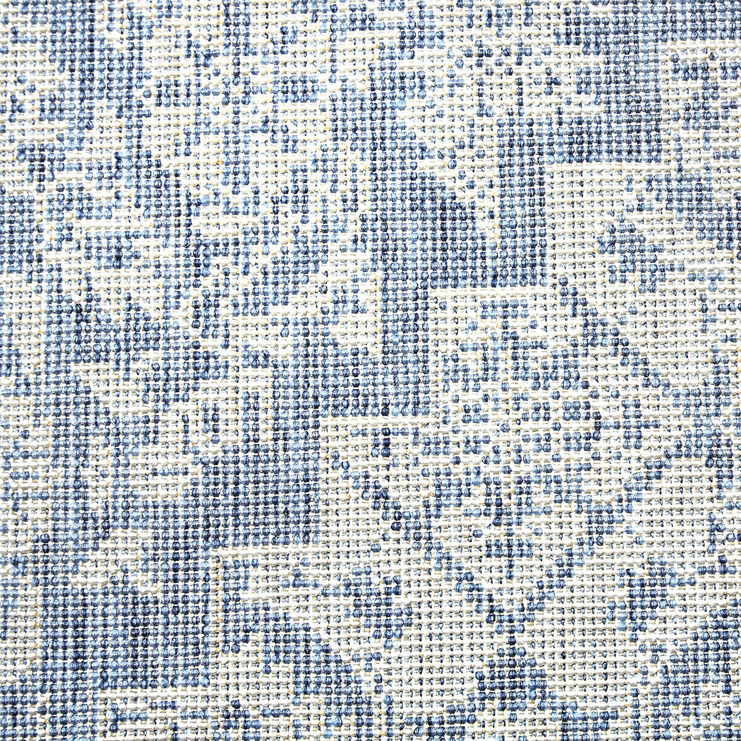 Dahlia Blue Grey Indoor/Outdoor Area Rug - UV/Weather Resistant