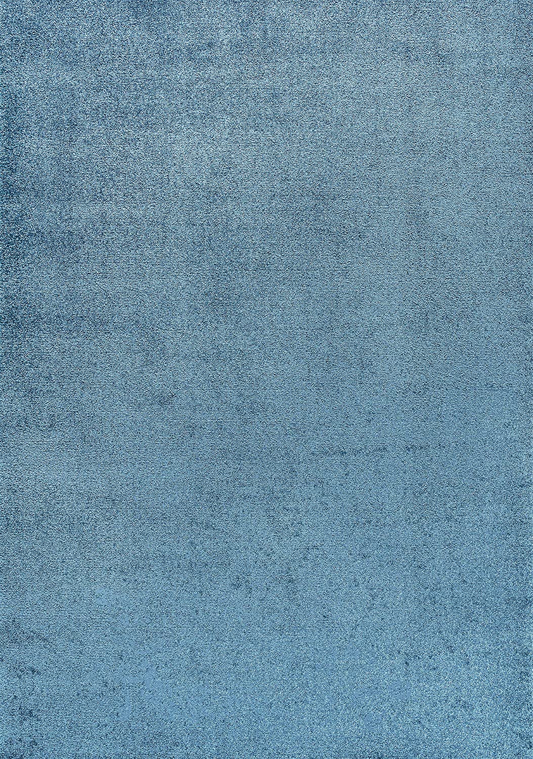 Haze Solid Low-Pile Red Soft Area Rug