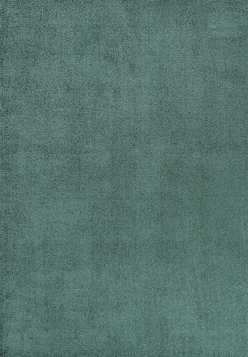 Haze Solid Low-Pile Red Soft Area Rug