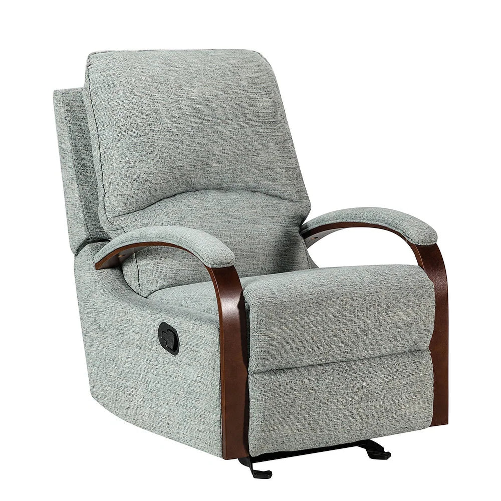 Badari Comfy Manual Rocking Nursery Chair with Metal Base
