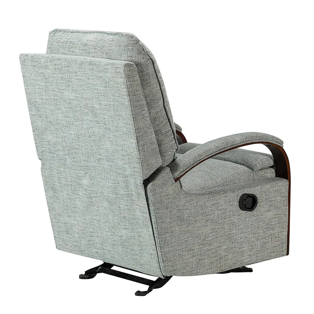 Badari Comfy Manual Rocking Nursery Chair with Metal Base