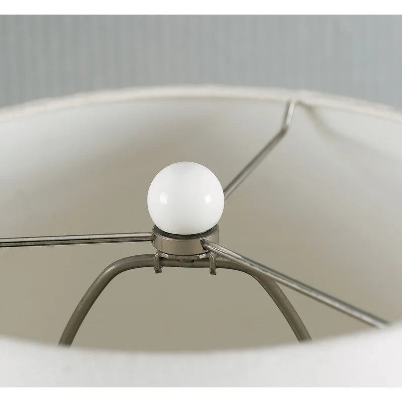 Blanco White Ceramic Finish Table Lamp