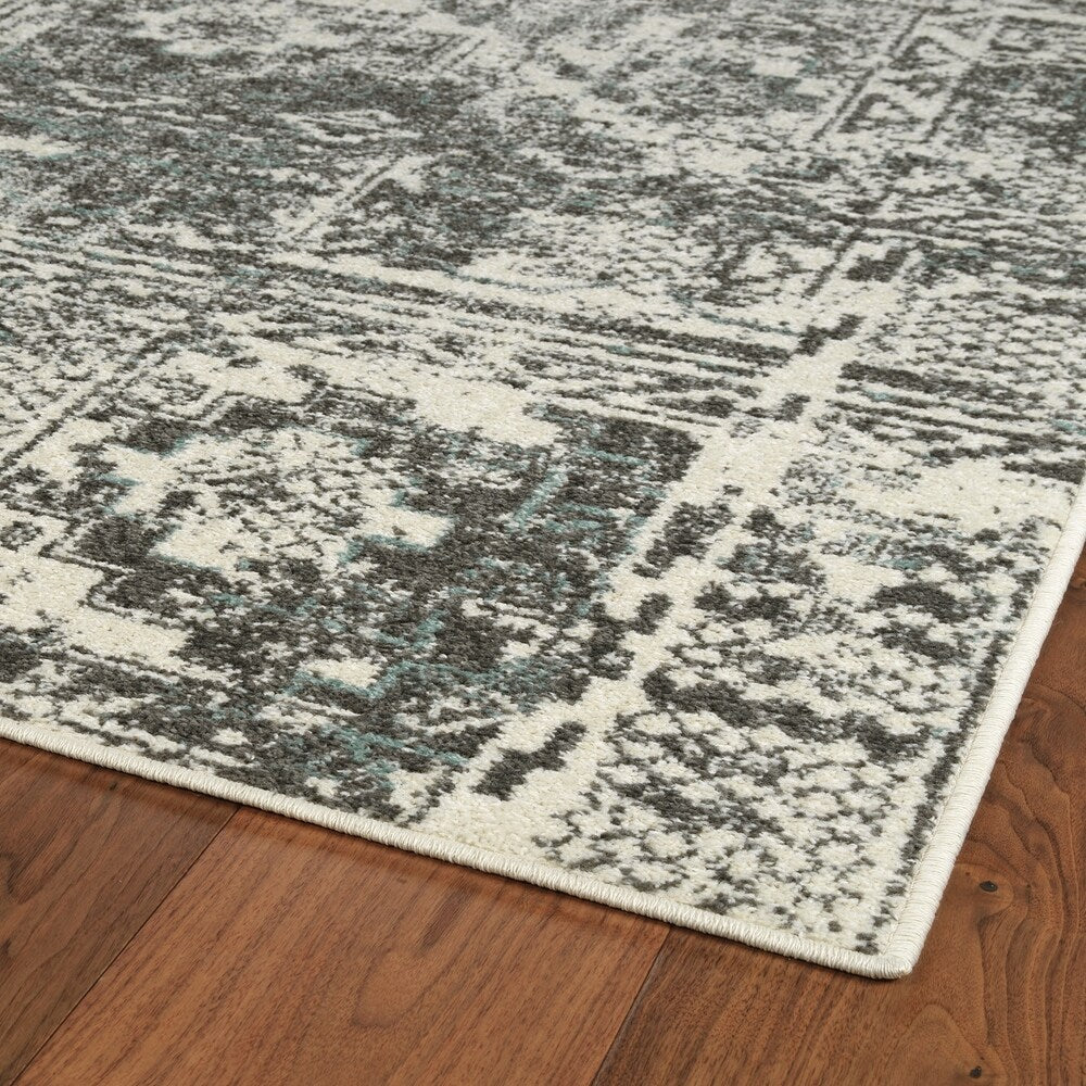 Bombas Easy Care Soft Area Rug Graphite
